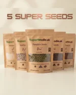 Superfoodie 5-in-1 Super Seeds Combo package (sesame, chia, flax, sunflower, pumpkin