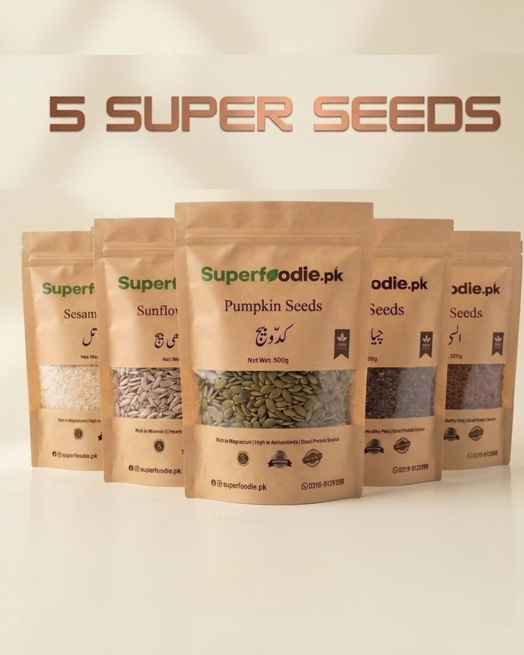 5 Super Seeds new 5-in-1 Super Seeds Combo - Image 1