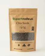 Bag of chia seeds packaging