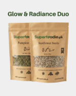 Premium Pumpkin and Sunflower Seeds Combo (2-in-1) – 100% Organic Raw Superfoods for Weight Loss & Heart Health – Superfoodie.pk High Protein Snacks