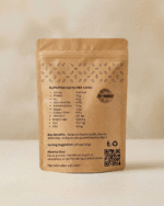Brown bag with nutrition information